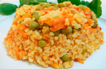 Sebzeli Bulgur Pilavı